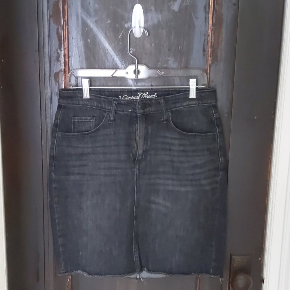 Universal Thread denim pencil skirt